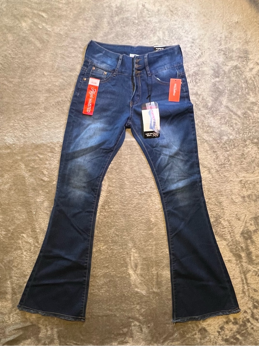 Dark Blue Flare Jeans